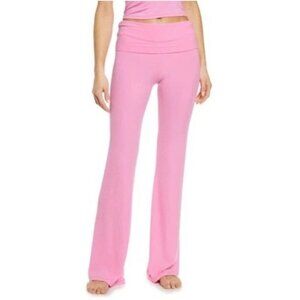 NEW Skims COTTON JERSEY FOLDOVER PANT in Halite Pink Size Small